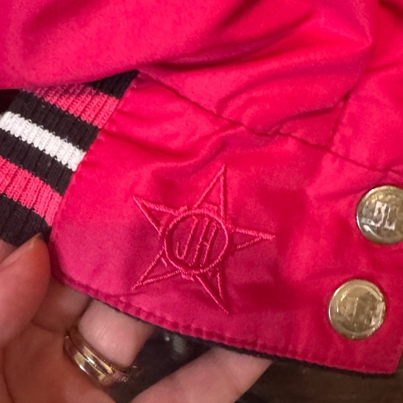 NBA Chicago Bulls Reversible Pink JH designs Jacket 2xl - Picture 9 of 11